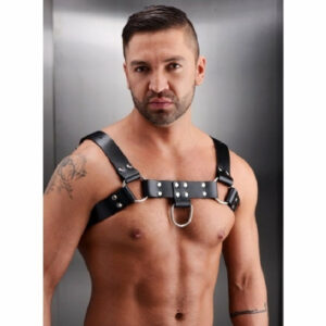 English Bull Dog Leather Chest Harness