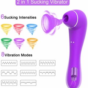2in1 Sucking Vibrator