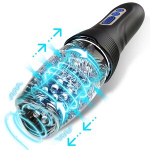 5 Thrusting & Rotating & 10 Vibrating Modes Automatic Male Masturbator