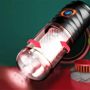 Automatic Telescopic Rotation Male Masturbation Cup