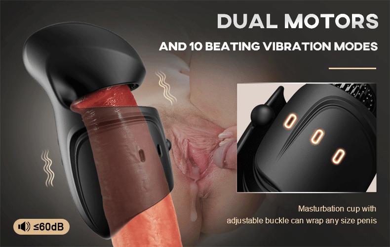 ALIEN Automatic Adjustable Buckle 10 Vibrating Penis Trainer